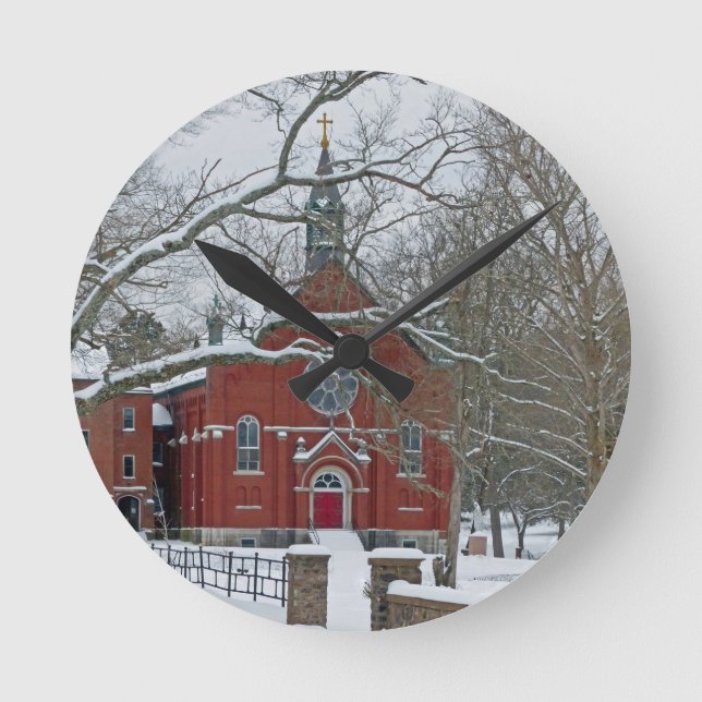 Arcadia Academy Round Clock (Front)