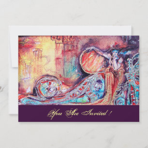 ARCADIA - BUTTERFLY PLANT Blue Red Pink Invitation