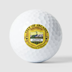 ARCADIA CALIFORNIA GOLF BALLS