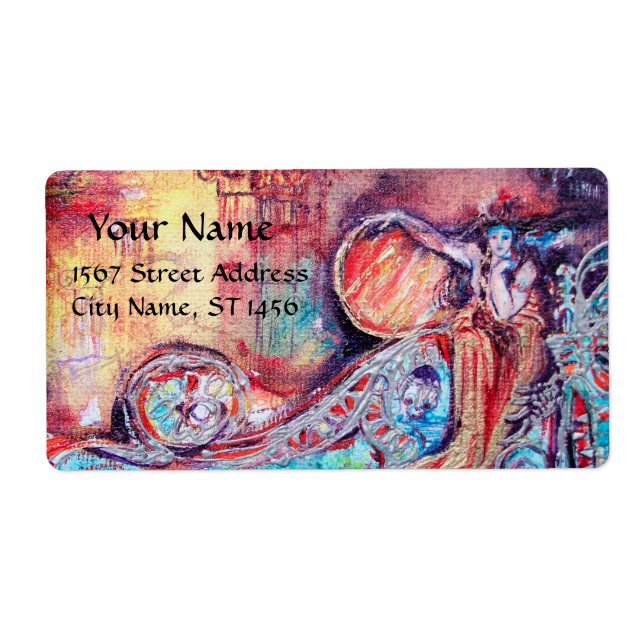 ARCADIA , Red Pink Blue Gold (Front)