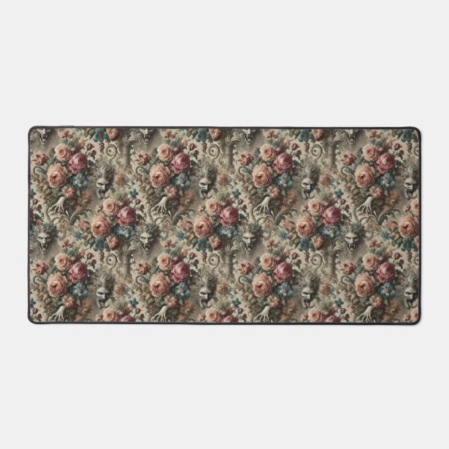 🩸 Arcane Altars – Gothic Victorian  Desk Mat (Front)
