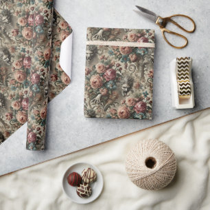 🩸 Arcane Altars – Gothic Victorian Wrapping Paper