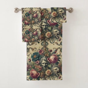 Arcane Atelier – Gothic Victorian  Bath Towel Set