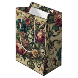 Arcane Atelier Signature – Gothic Floral Medium Gift Bag