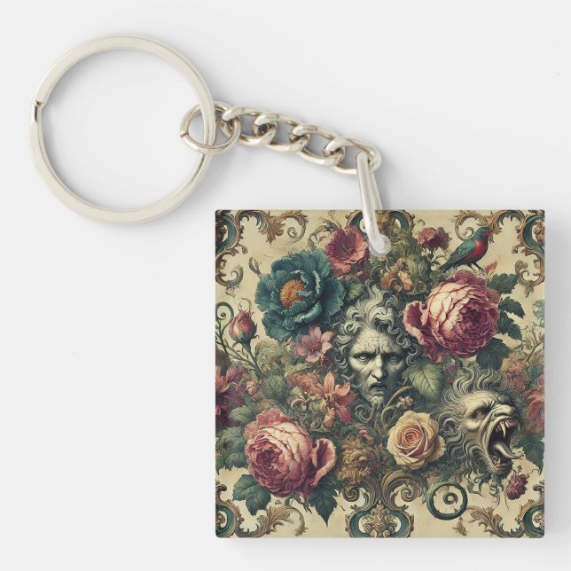 Arcane Atelier – Signature Gothic Keychain (Front)