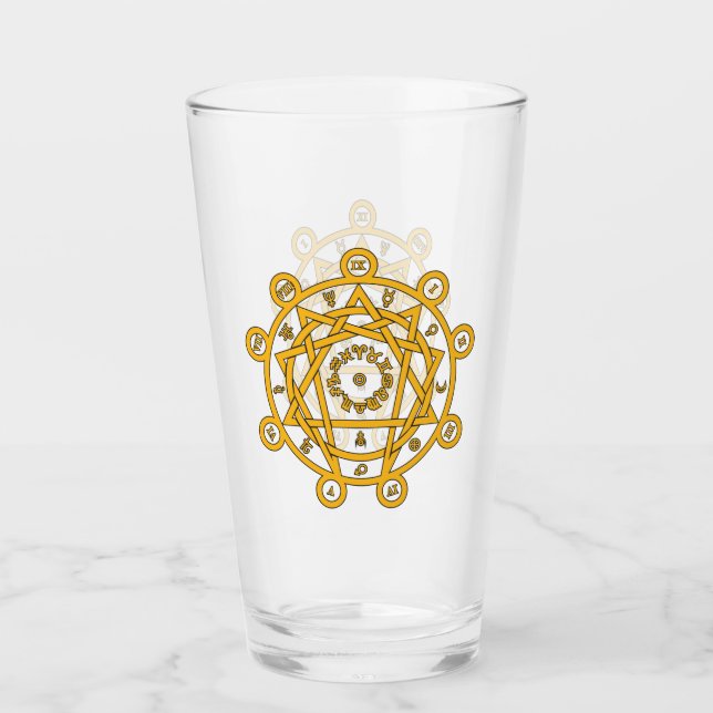 Arcane Enneagram Glass (Front)