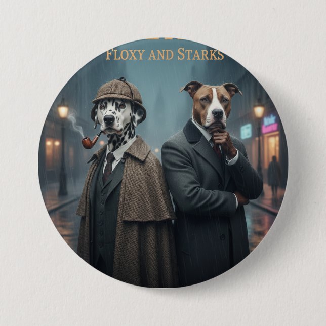 Arcane universe Detective pin badge (Front)