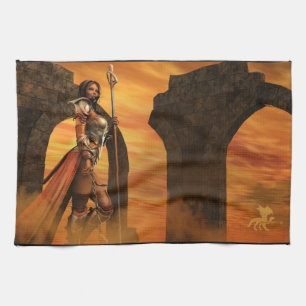 Arcane Warrior Kitchen Towel