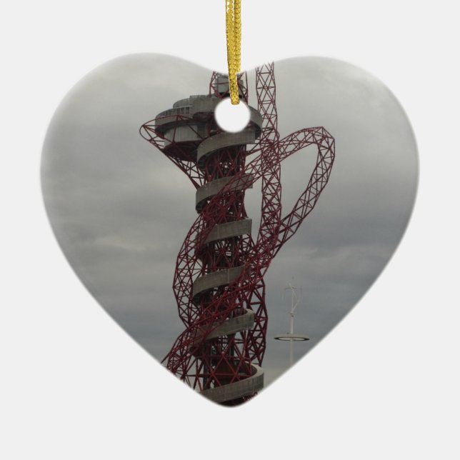 Arcelormittal Orbit Ceramic Ornament (Front)