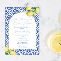 Arch Capri Lemons Main Squeeze Bridal Shower Party
