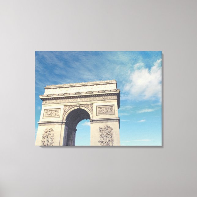 arch de triumph canvas print (Front)