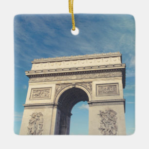 Arch de Triumph Postcard Ceramic Ornament
