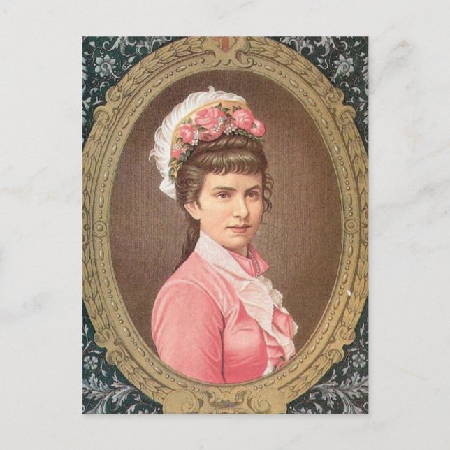 Arch Duchess Gisela, daughter Empress Elisabeth Postcard (Front)