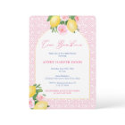 Arch Frame Ciao Bambina Lemons Baby Girl Shower