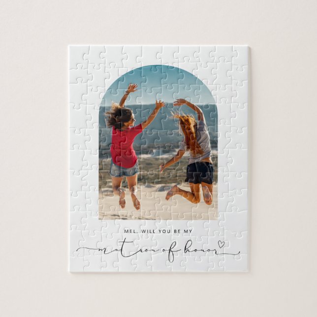 Arch frame sera-tu mon matron d'honneur puzzle (Vertical)