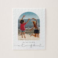Arch frame will you be my matron of honour puzzle