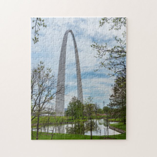 Arch From The Park Jigsaw Puzzle (Vertical)