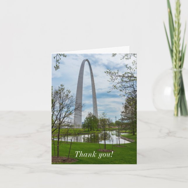 Arch From The Park Thank You Card (Front)