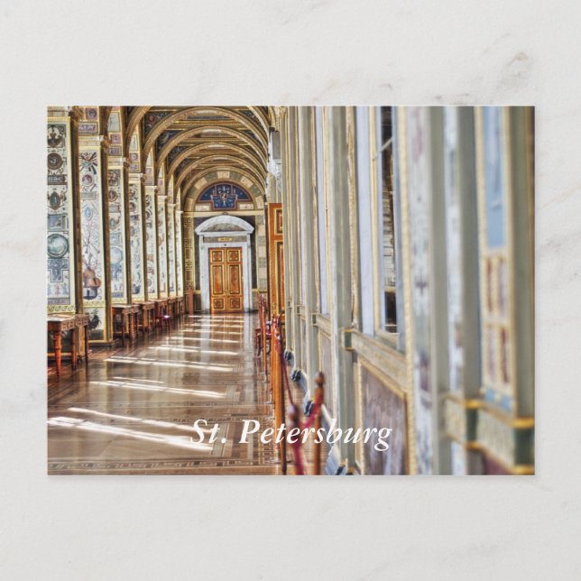 Arch hall in the Hermitage, St. Petersburg Postcard (Front)