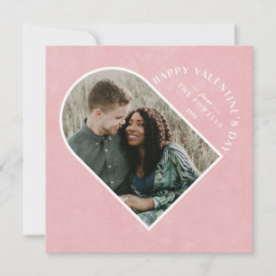 Arch Heart Valentine's Day Carte photo - Rose