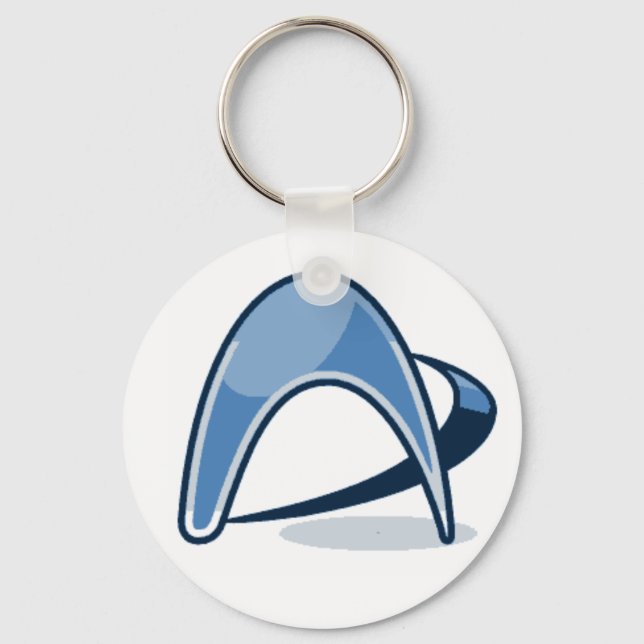 Arch Linux alt. Logo Keychain (Front)