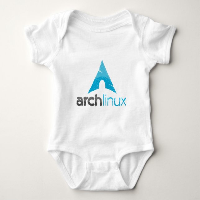 Arch Linux Logo Baby Bodysuit (Front)