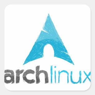 Arch Linux Logo Square Sticker