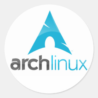 arch linux soon classic round sticker