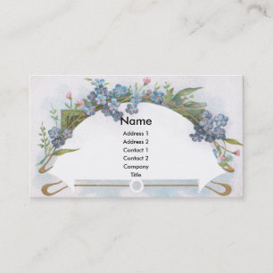 Arch of Blue Forget-Me-Nots Business Card