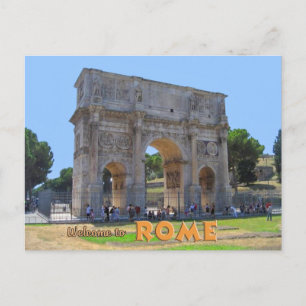 Arch of Constantine Rome Postcard