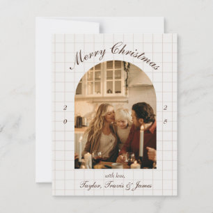 Arch Photo Christmas Holiday Card 2025