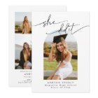 Arch Photo Graduation Party Invite Announcement