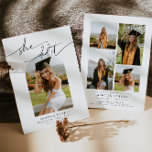 Arch Photo Graduation Party Invite Announcement<br><div class="desc">This is an modern minimalist wedding announcement and party invitation featuring spaces for your own special photos and an elegant font. All colours are editable. // For matching designs, search "OLIVIA" in the Sincerely By Nicole Zazzle store. * If you like this design but don't see it available for something...</div>