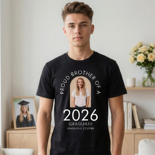 Arch Photo Proud Brother of 2026 Graduate  T-Shirt
