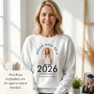 Arch Photo Proud Mom of 2026 Graduate Sweatshirt