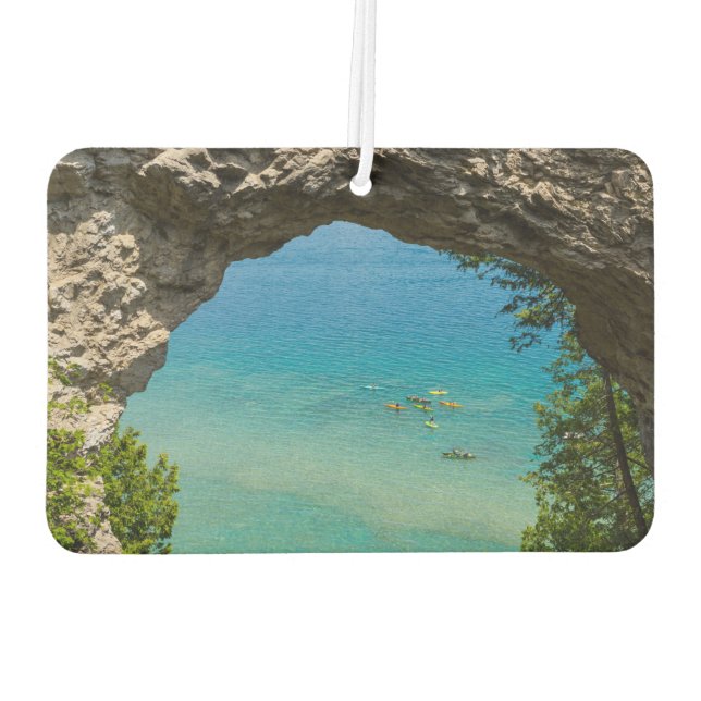 Arch Rock Canoeing Air Freshener (Back)