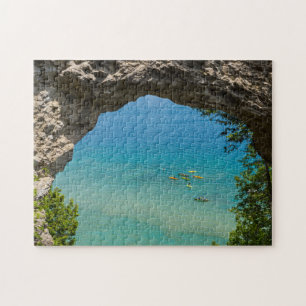 Arch Rock Canoeing Jigsaw Puzzle