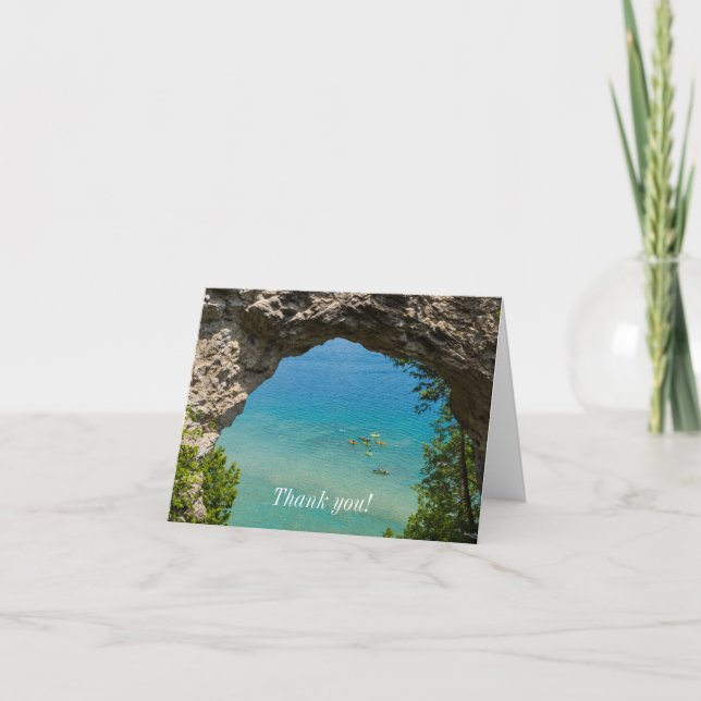 Arch Rock Canoeing Thank You Card (Front)