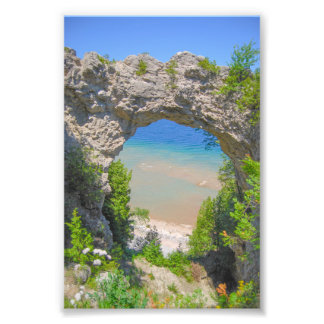 Arch Rock on Mackinac Island, Michigan Photo Print