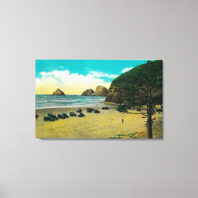 Arch Rocks and Maxwell Point Canvas Print (Front)