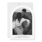 Arch Save the Date Invitation with Photo