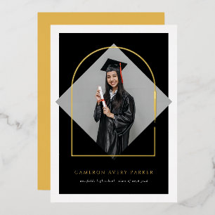 Arch Tassels Minimalist Frame Photo Graduation
