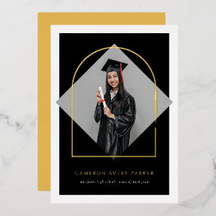Arch Tassels Minimalist Frame Photo Graduation
