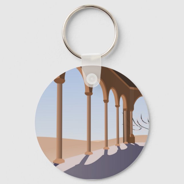 Arch walls drawing keychain (Front)