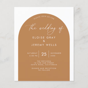 Arch Wedding Invitation