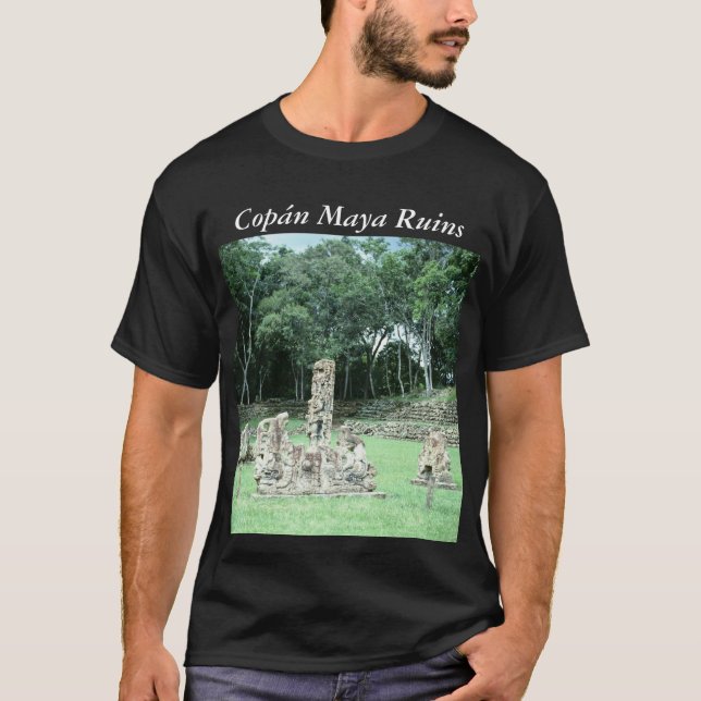 Archaeological Site Mayan City of Copan Honduras T-Shirt (Front)