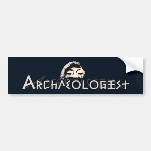 Archaeologist Bumper Sticker (Front)