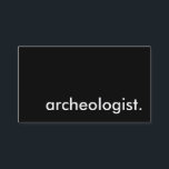 archaeologist. business card<br><div class="desc">COLOR CUSTOMIZABLE!</div>