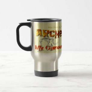 "Archaeologist: My career lies in ruins!" Travel Mug
