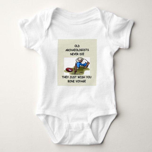 Archaeology) Baby Bodysuit (Front)
